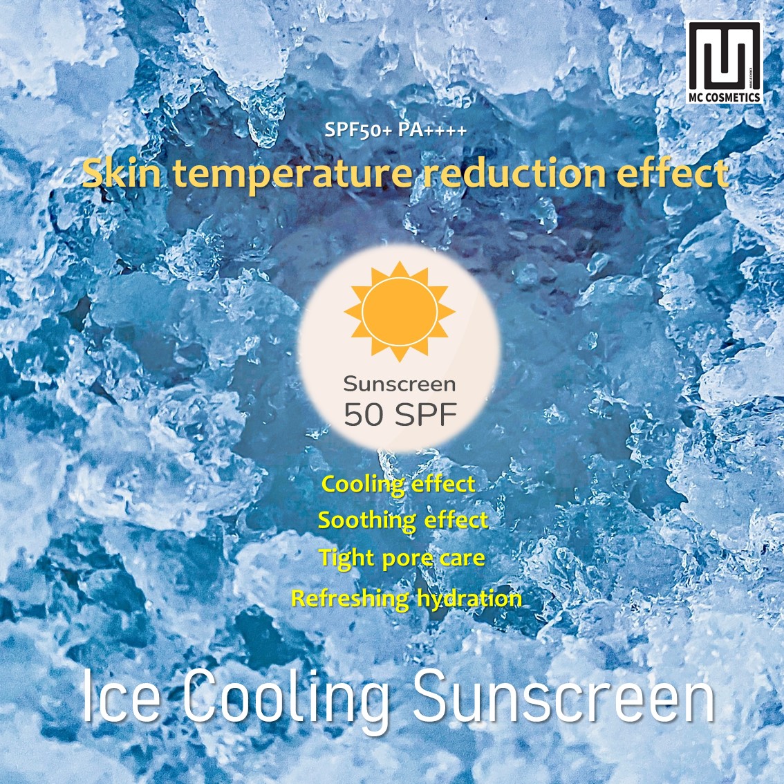 Ice Cooling Sunscreen